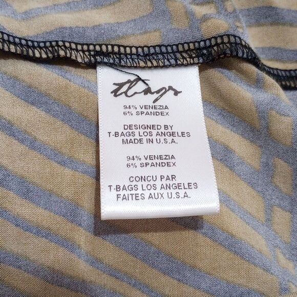 T-Bags Los Angeles Braided Halter Tiger Stripe Maxi Dress - Size S - Picture 11 of 12